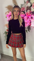 Sadie Black Soft Cable Knit Jumper